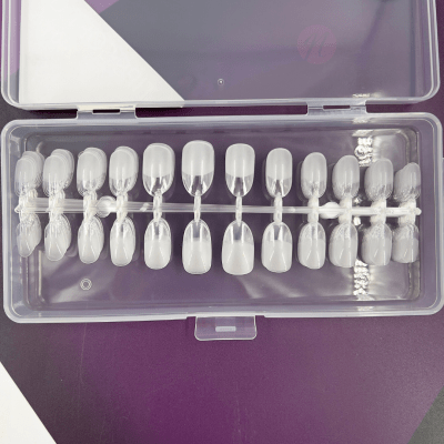 SOFT GEL O PRESS ON ALMENDRA TRANSPARENTE 240 PCS #104332