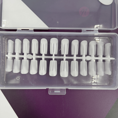 SOFT GEL O PRESS ON BALLERINA S TRANSPARENTE 240 PCS #103782