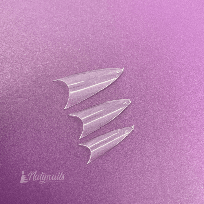 TIPS STILETTO CORTO TRANSPARENTE