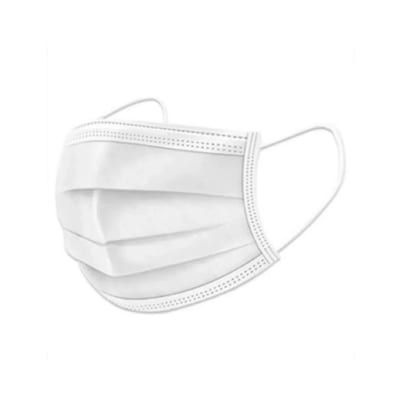 MASCARILLA 3 PLIEGUES BLANCA 50U1