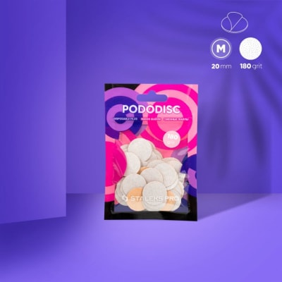 Pads Para Pododisc Staleks Pro – Talla “M” Blanco