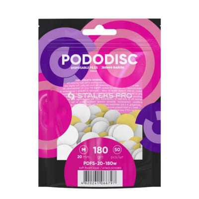 PODODISC PADS M SOFT WHITE 180 GRIT3