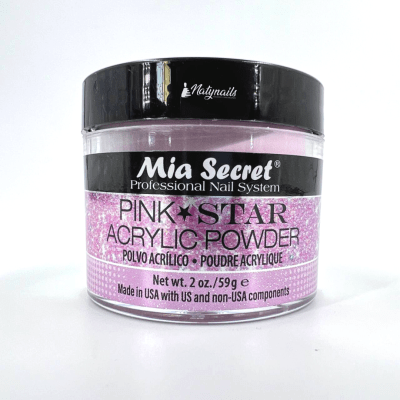 ACRYLIC POWDER - PINK STARS 57. MIA SECRET1