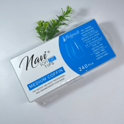 SOFT GEL NAVI MEDIUM COFFIN 240PCS3