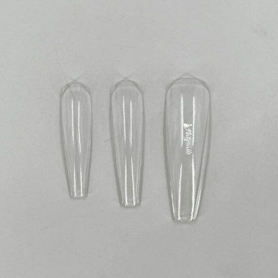 SOFT GEL O PRESS ON BALLERINA XL TRANSPARENTE 400 PCS #30265