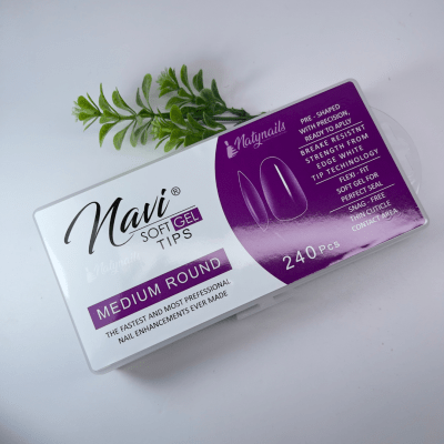 SOFT GEL NAVI MEDIUM ROUND 240PCS3