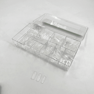 SOFT GEL O PRESS ON BALLERINA S TRANSPARENTE 500 PCS #301563