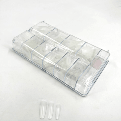 SOFT GEL O PRESS ON BALLERINA L TRANSPARENTE 500 PCS #301961