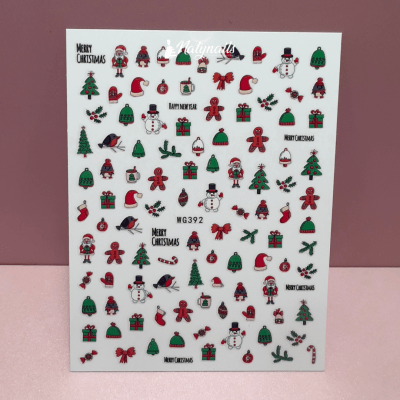 STICKERS NAVIDAD WG3921