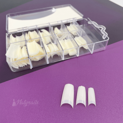 TIPS CUADRADO CURVA C CON PESTAÑAS 100 UN HUESO1