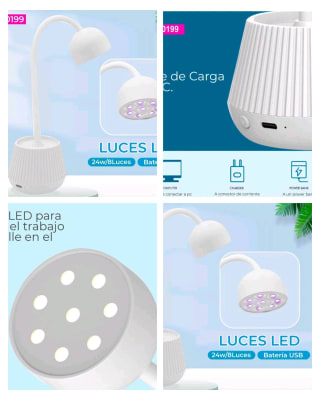 LAMPARA LED SOFT GEL RECARGABLE 18W1