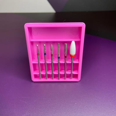 KIT DE FRESAS 6PCS TORCH CYLINDER ROJO1