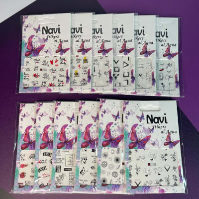 SET STICKERS AL AGUA 12UN