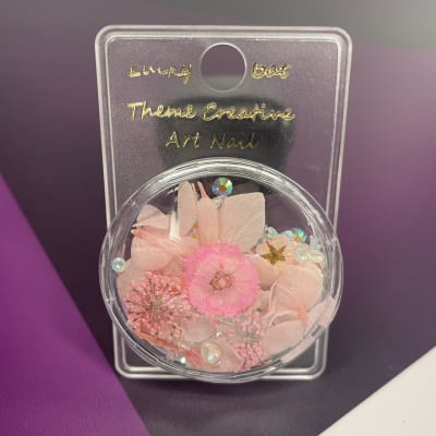 FLORES SECAS Y CRISTALES ROSADA1