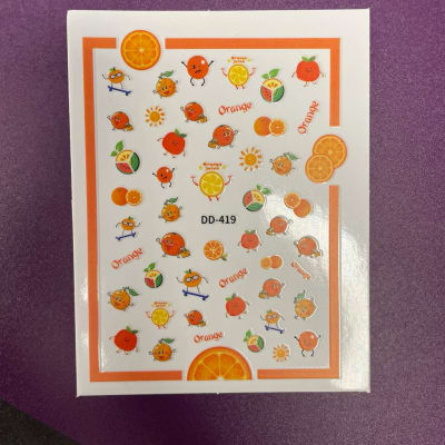 STICKERS FRUTAS SET 7UN