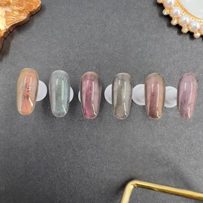 KIT OJO DE GATO CHERIMOYA 6PCS (8ML) + IMAN