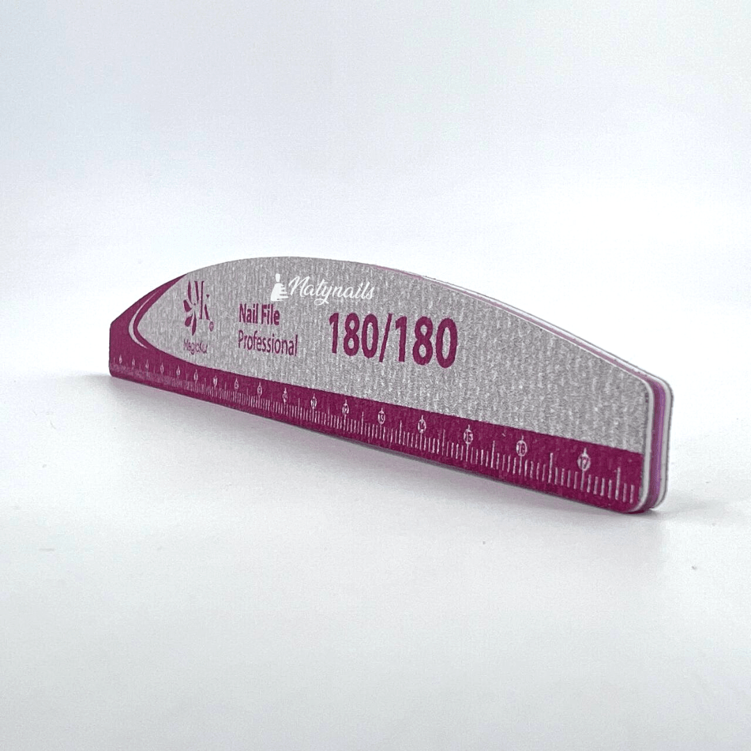 Kalk Perfect Curve Nagelfeile – Weiche Körnung 180/180, Kombination Aus Gerader Und Gebogener Feile