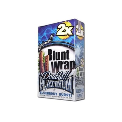 Blunt Wrap Double Platinum Display 25 UNDS