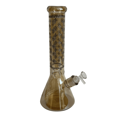 Bong Pyrex Glow LV Gold/Silver HD210195