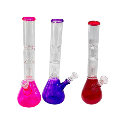 Bong Pyrex SB025 30cm 2P+A Transparente Colores1