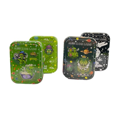 Caja metálica diseños Alien X OG Labs1