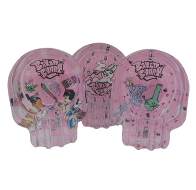 Cenicero Pyrex Extra Grueso Calavera Baked Bunny1