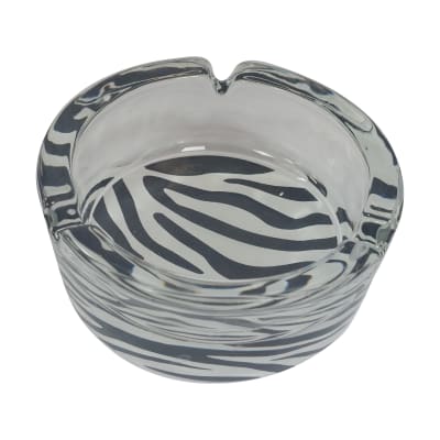 Cenicero Pyrex Redondo Black And White 4x10cm1