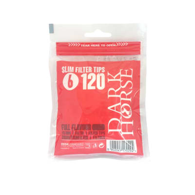Filtros Dark Horse Slim 120 unidades 6x15mm