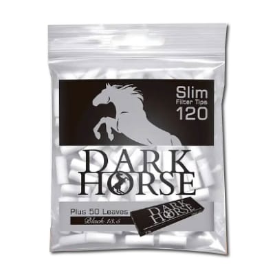 Filtros Dark Horse Slim 120 + Papelillo Black1