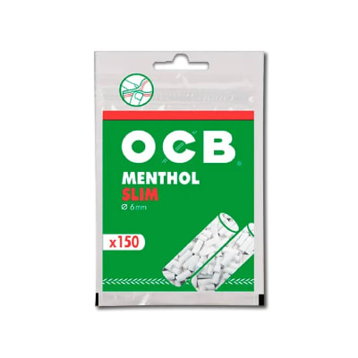 Filtros OCB Slim Menthol x 150UND1