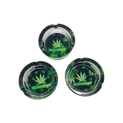 Cenicero Glow Hoja Stonerdays Redondo1