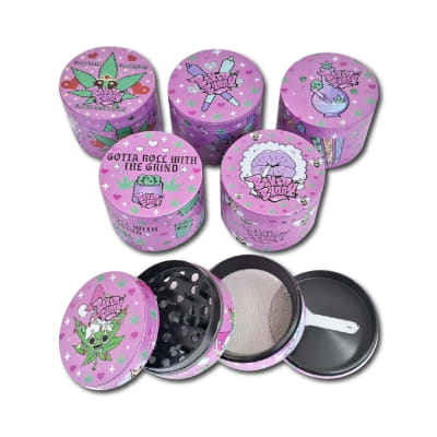Moledor Rosado Baked Bunny 4 Partes 50mm1