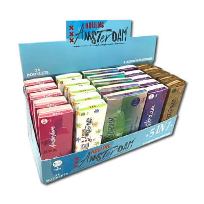 Papelillo Rolling Amsterdam + Tips 5 En 1