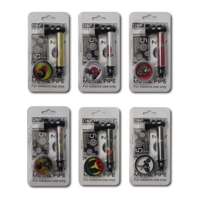 Kit Pipa metálica Diseño D&K + Rejilla y moledor