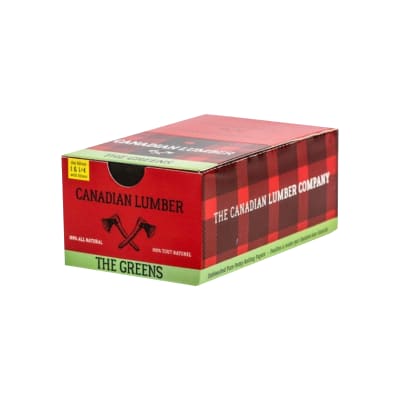 Papelillos Canadian Lumber Greens 1 1/4 con boquilla 22 uds