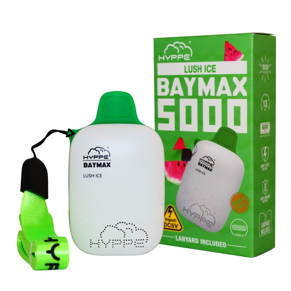 Vaporizador HYPPE BAYMAX 5000 Puff2