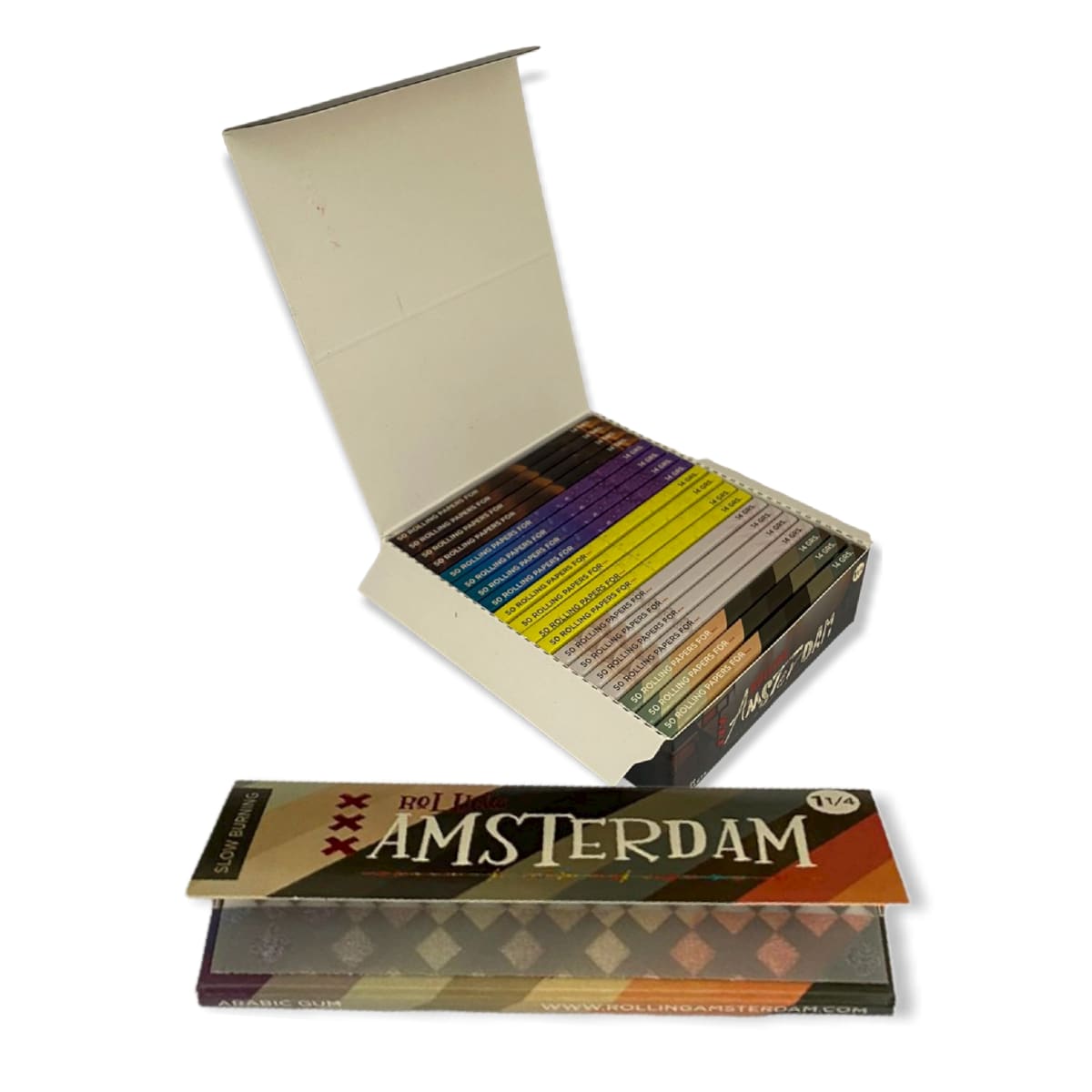 Papelillos Rolling Amsterdam 1 1/4 20 Libros 1