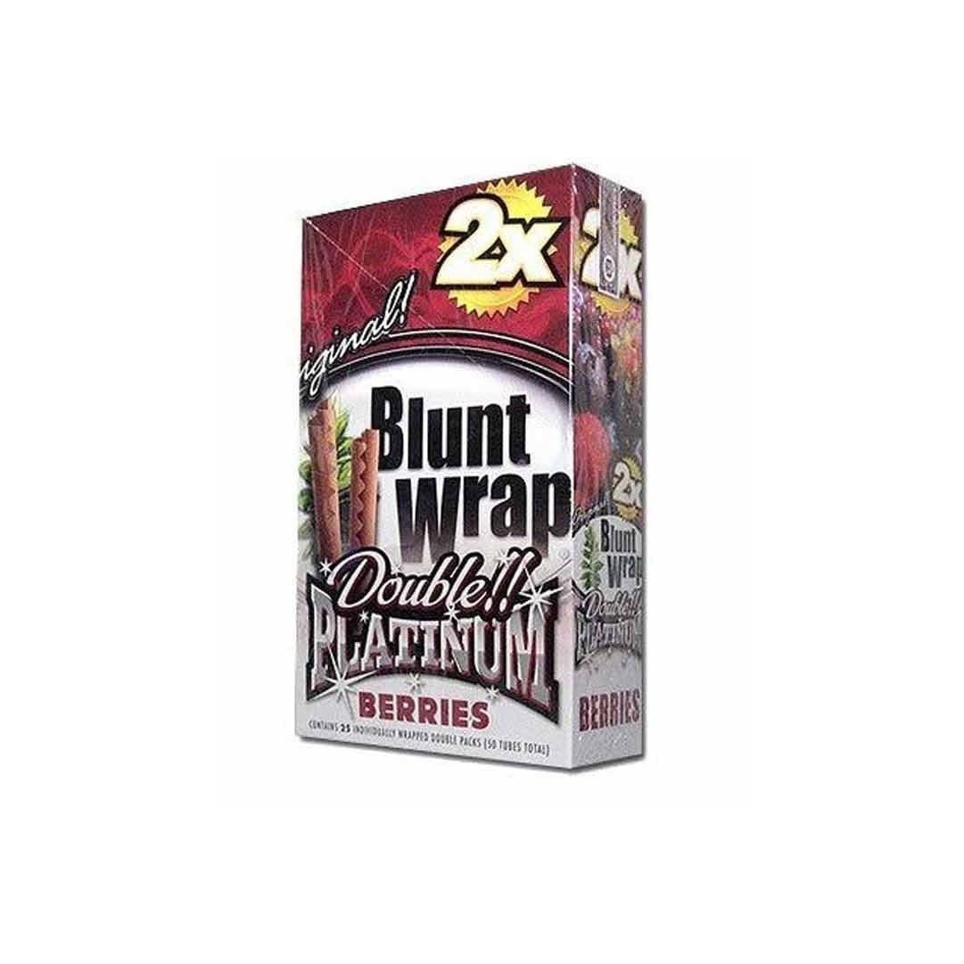 Blunt Wrap Double Platinum Display 25 UNDS2