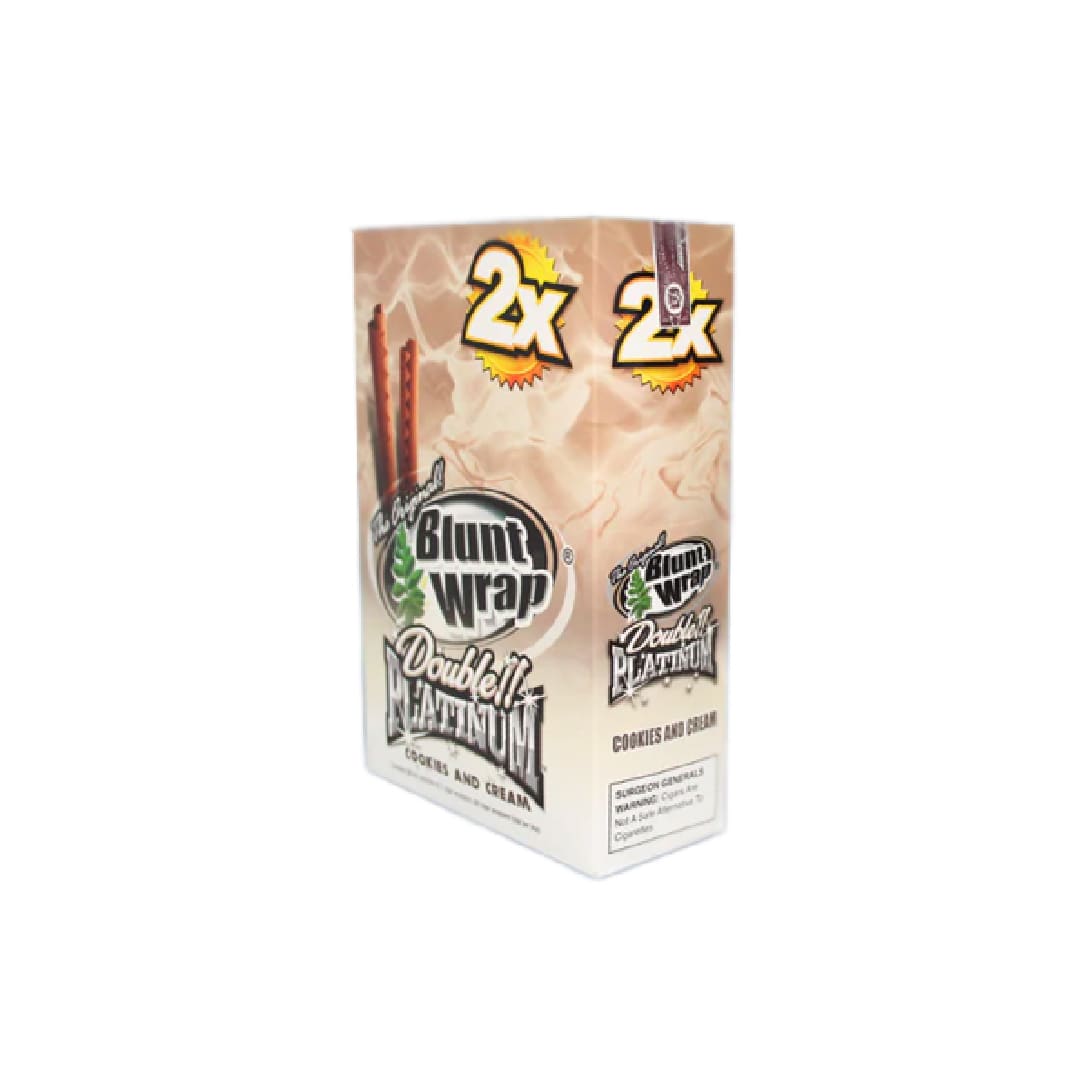 Blunt Wrap Double Platinum Display 25 UNDS6