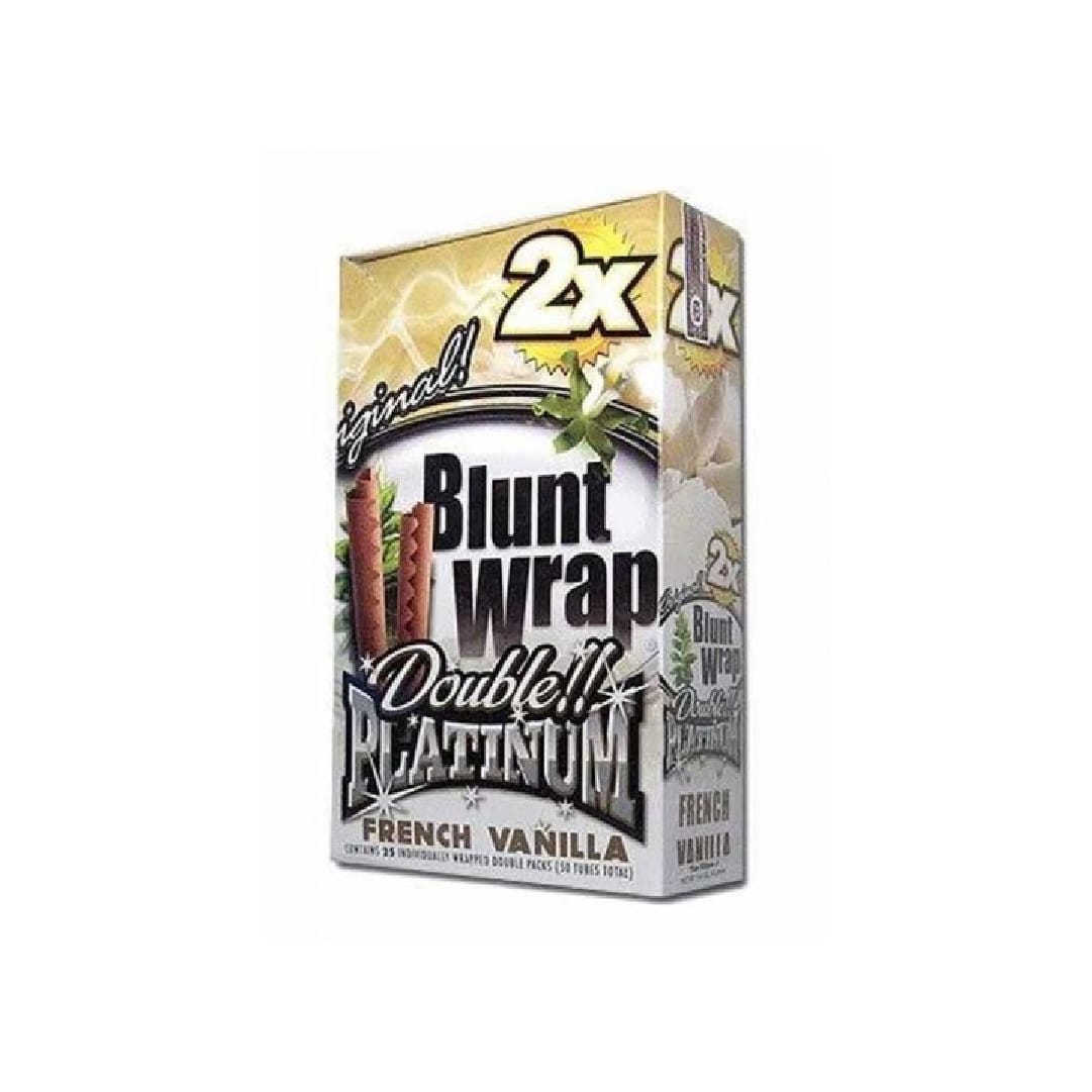 Blunt Wrap Double Platinum Display 25 UNDS7