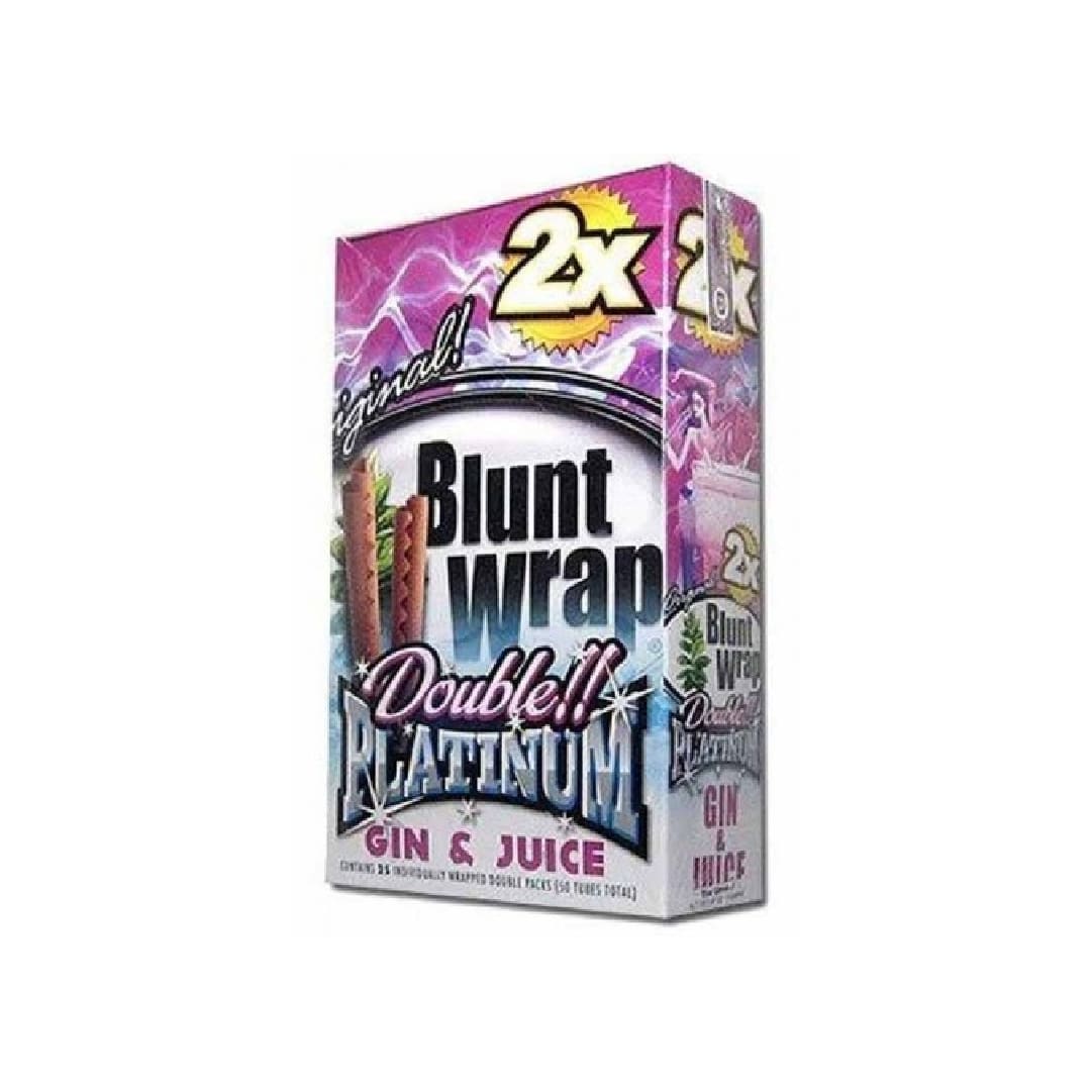 Blunt Wrap Double Platinum Display 25 UNDS8