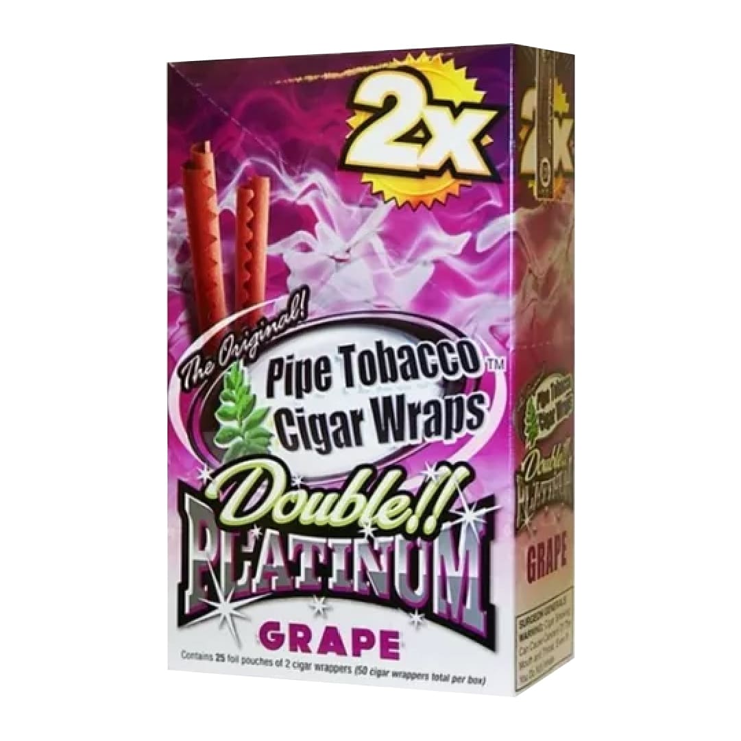 Blunt Wrap Double Platinum Display 25 UNDS22