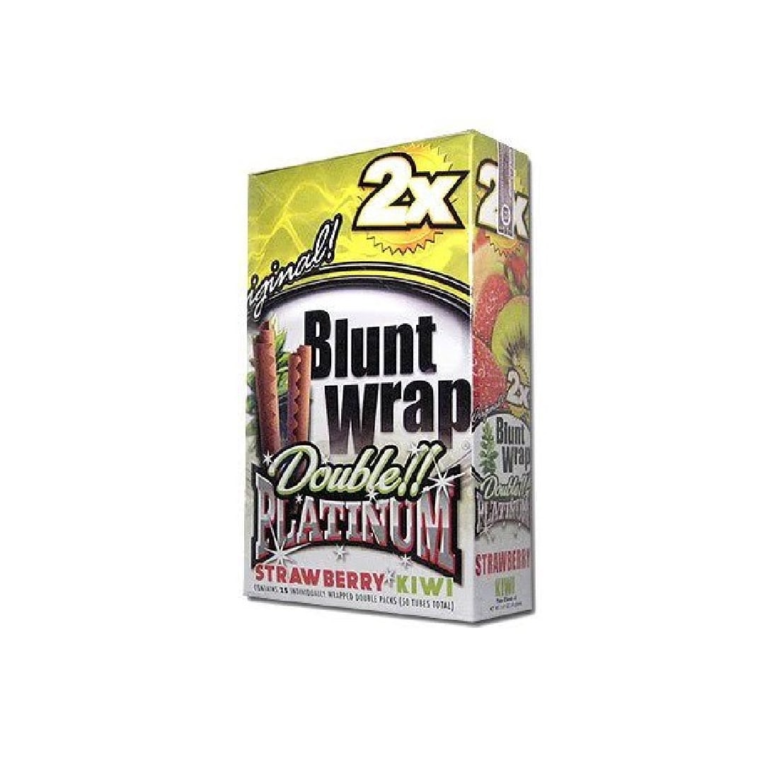 Blunt Wrap Double Platinum Display 25 UNDS15