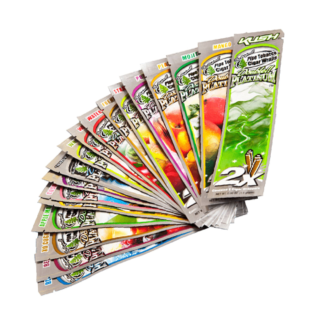 Blunt Wrap Double Platinum Display 25 UNDS23