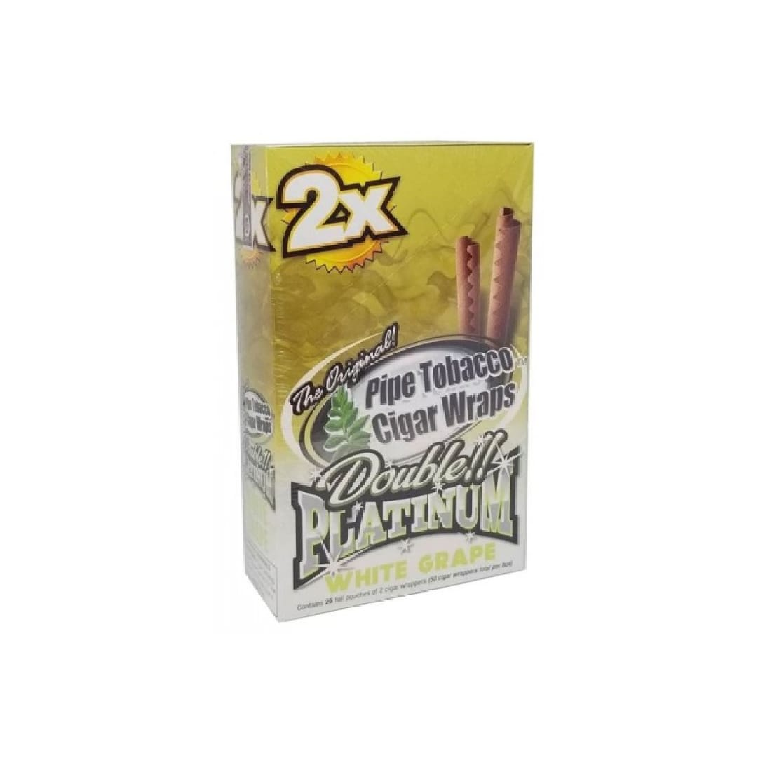 Blunt Wrap Double Platinum Display 25 UNDS17