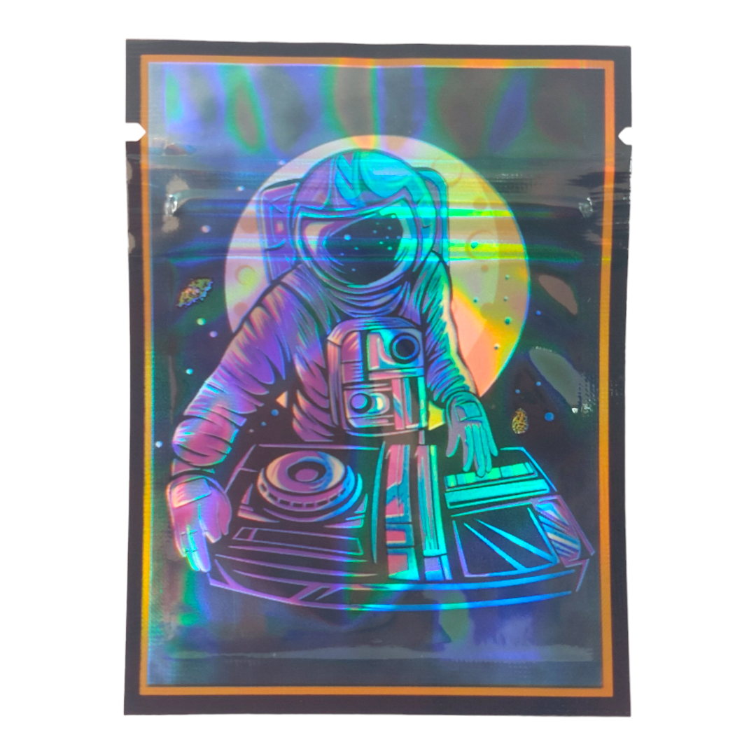 Bolsa Hermética Holográfica Space 8x6cm4