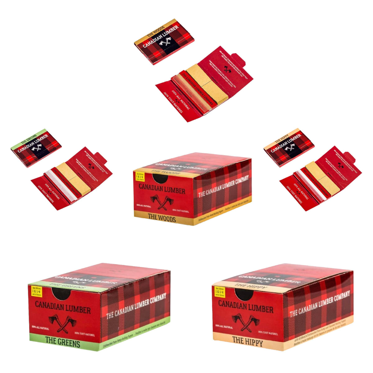 Pack 3 Papelillos Canadian Por 9.990 CLP 0