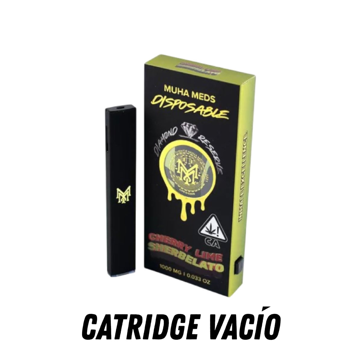 Catridge Para Rellenar Muha Meds Con Bateria 1 ML 0