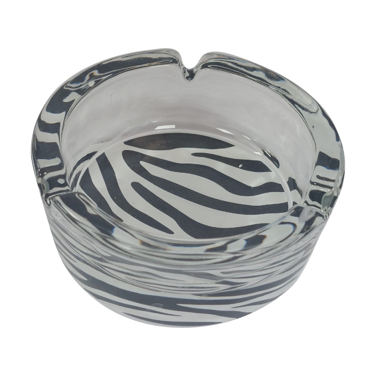 Cenicero Pyrex Redondo Black And White 4x10cm 0