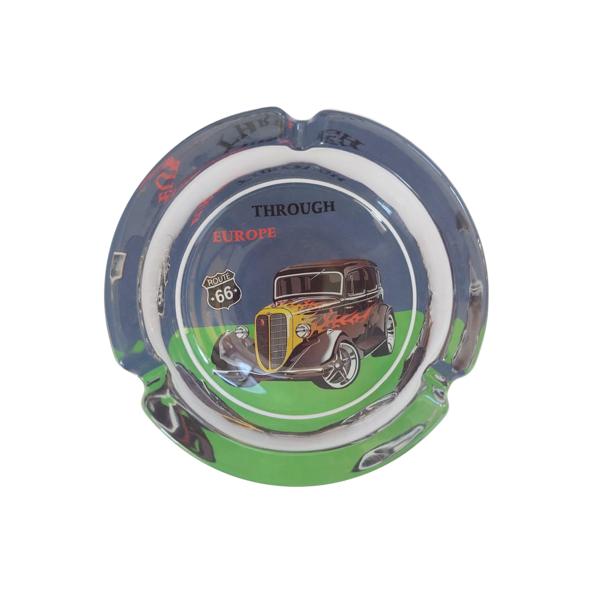 Cenicero Pyrex Redondo Automovil 4x10cm2